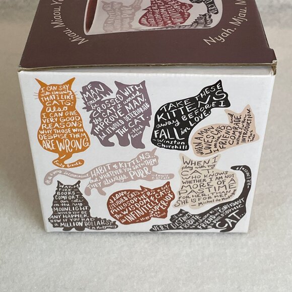 The Unemployed Philosophers Guild The Literary Cat Coffee Mug - Picture 4 of 15